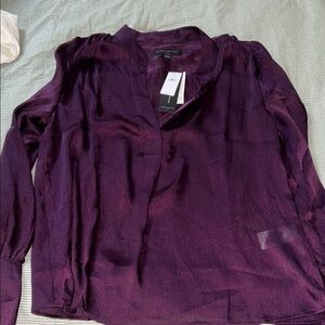 Banana Republic Deep Purple Blouse